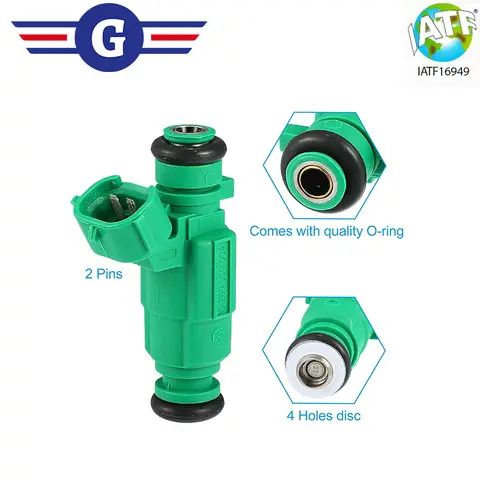 NYA 3531037150 Bränsleinsprutare 4 hål för Hyundai Accent 2006-2011 Santa Fe 2001-2006 Sonata 2000-2001 Tiburon 2003-2008 6 best sales Hyundai Santa Fe 2001 - №5