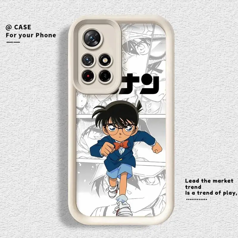 Anime Detective Conan Phone Case for Xiaomi Redmi 9A 9C 10 10A 10C 12 4G 12C A1 A2 Soft Cover