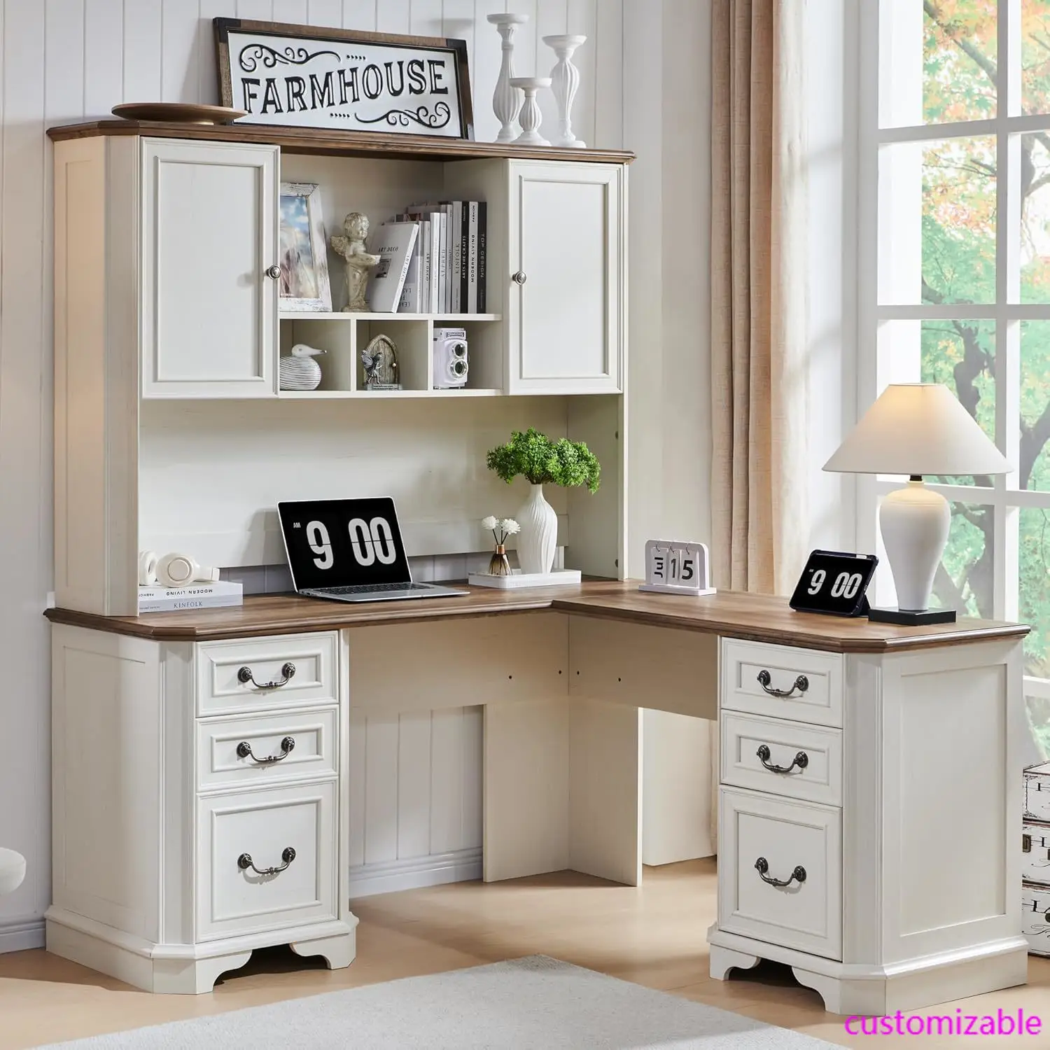 59" L Shaped Execut…