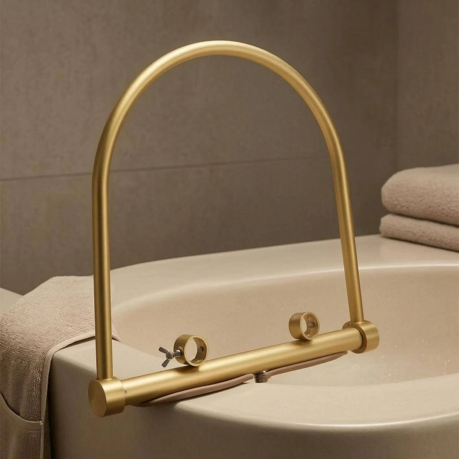 Shampoo Bed Fitting Cylindrical Salon Wash Fitting Beauty Supply Arched Threaded Outlet view 2