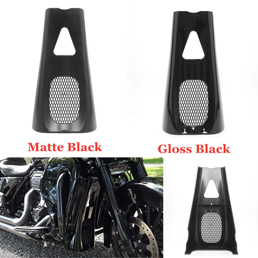 

Moto Accessory Front Lower Radiator Cover Chin Spoiler For Harley Touring M8 Electra Street Road Glide King Ultra 2017-UP New