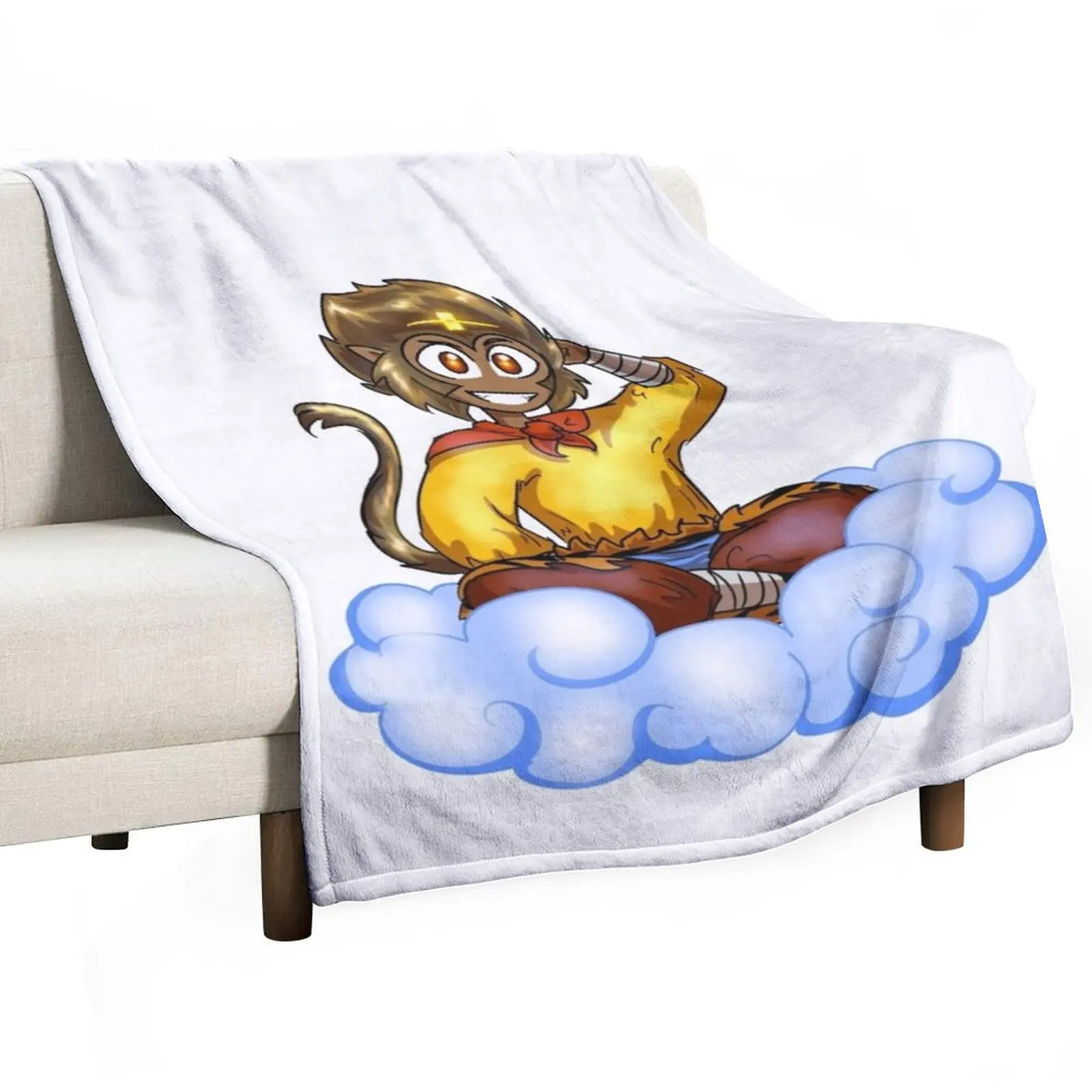 

Monkey King Throw Blanket Sofas cosplay anime Summer Beddings Furrys Blankets