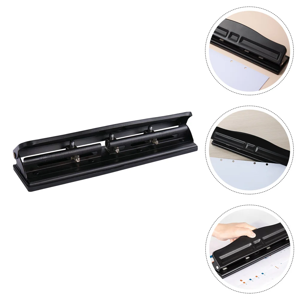 Four Hole Punching Machine Chic Workmanship Puncher 4 Tool Holes Office Abs DIY Reasonable Price