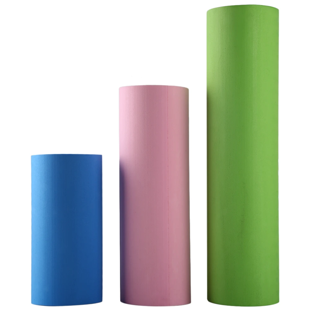 Rouleau en mousse pour yoga, rouleau musculaire en EVA haute densité, outil d'auto-massage pour la salle de sport, le Pilates, le yoga, la remise en forme, 30 cm / 45 cm / 60 cm