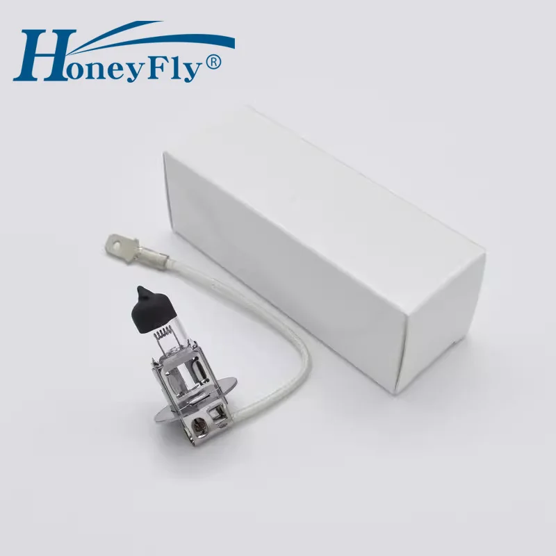 

HoneyFly Black Top Shadowless Halogen Lamp JA24V60WDBT Operating Medical Dentistry Bulb PKX22s Wire Lead with Male Spade