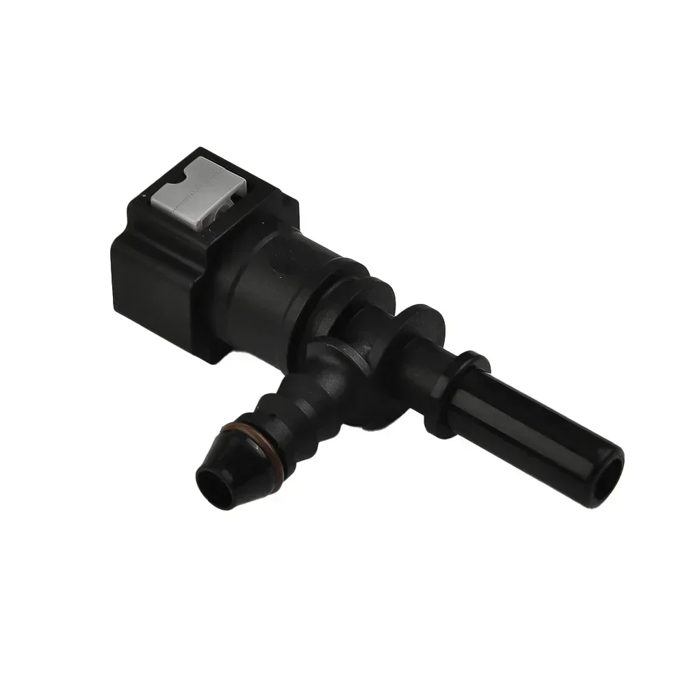 Carhome High Quality New Tightness Convenient Release Connector 7.89mm Black Car Female Fuel Line Nylon Quick Tee Fitting Useful