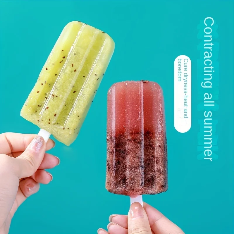 Homemade popsicle molds, household ice cream molds,  ice cube mold boxes