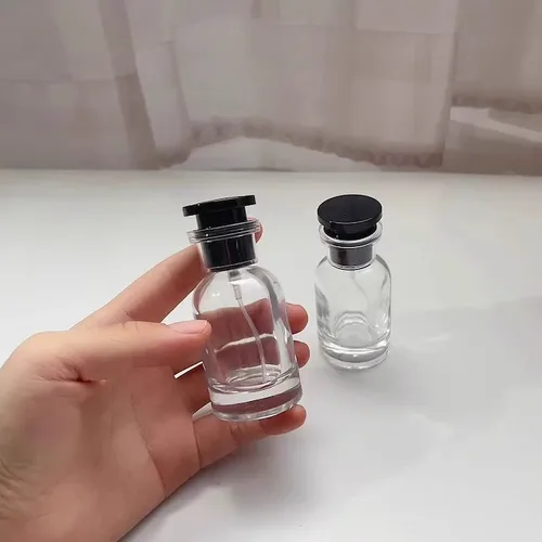 Imagen 1 del producto 5 uds 30ml botella de Perfume Spray vidrio de alta gama portátil viaje botella de Perfume de alta gama contenedores vacíos