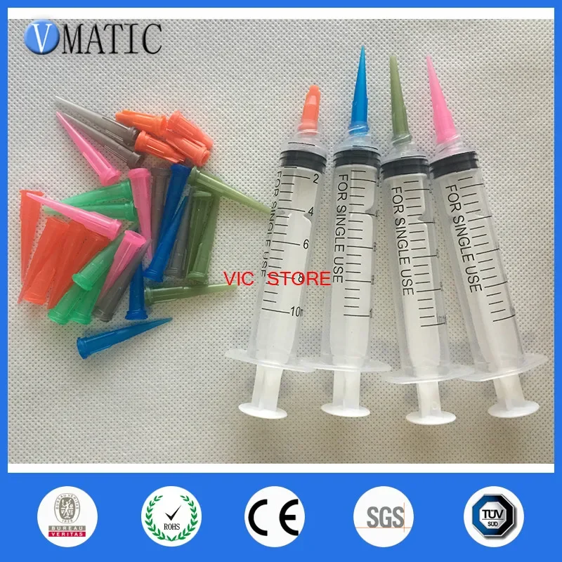 Free Shipping High Quality SMT Solder Paste Adhesive Glue Liquid Dispensing Syringe With Needle Kits Pack (Total: 63Pcs)