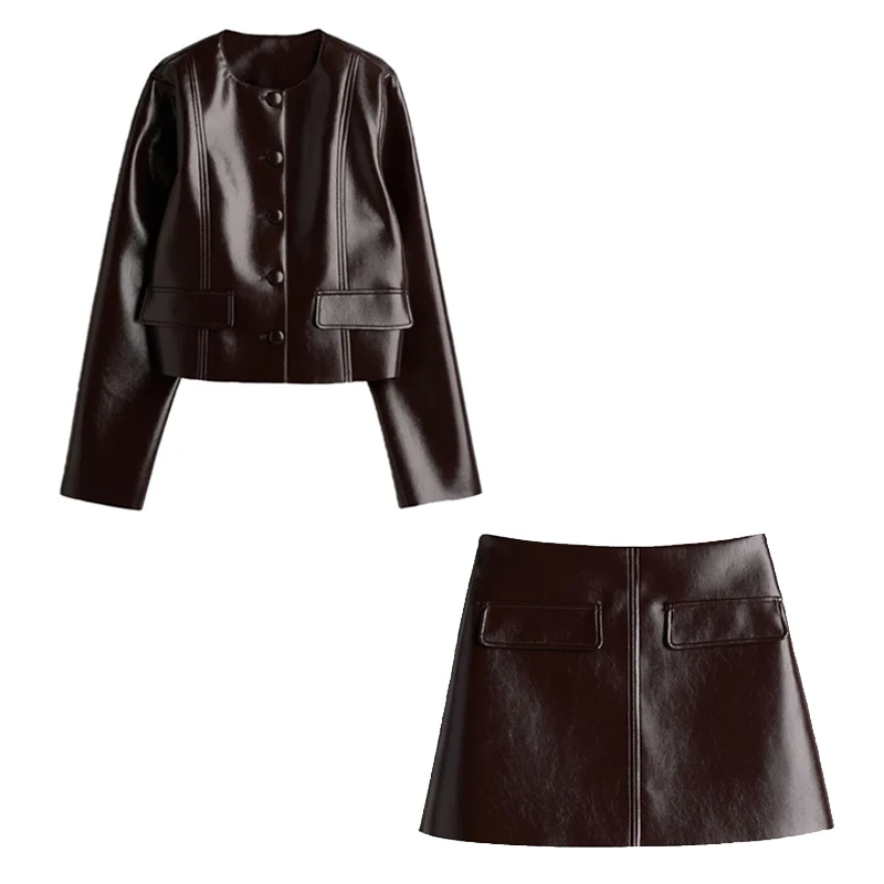 Chin.Sweety 2-Piece Skirt Set Black S 5