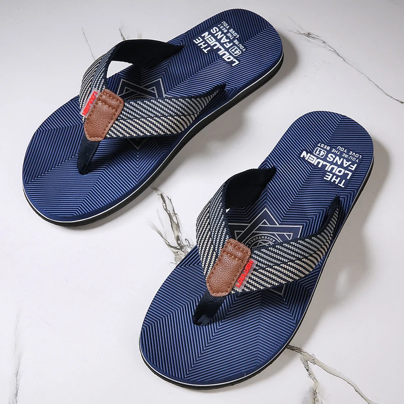 Men's Cotton Slippers Comfortable Breathable Home Footwear Soft Slip On Summer Sandals view 6