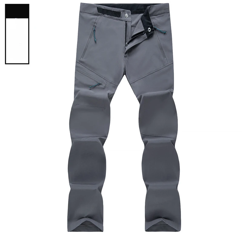 Quick Drying Pants for Men's Summer Thin Casual Pants, Elastic Quick Drying Pants, Sports Breathable Mountaineering Pants