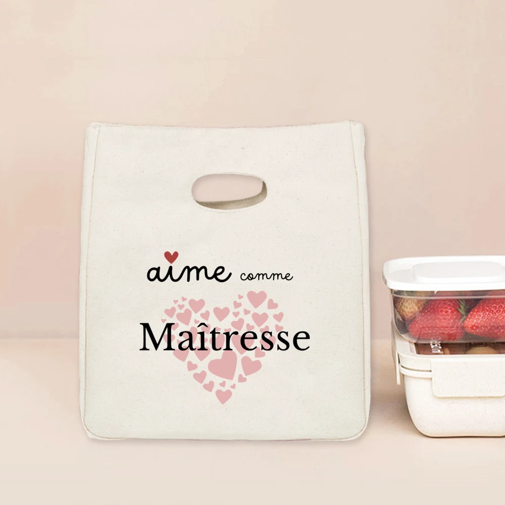 أنا عشيقة رهيبة جدا شكرا لك عشيقة الغداء حقيبة برودة حمل المحمولة معزول الحرارية الغذاء الحاويات Lunchbox