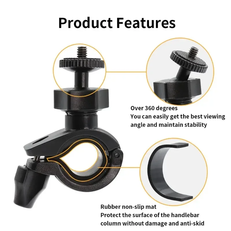 Suitable For Gopro Accessories Outdoor Camera Accessories Sports Camera Accessories Bicycle Clip O-shaped Bicycle Bracket