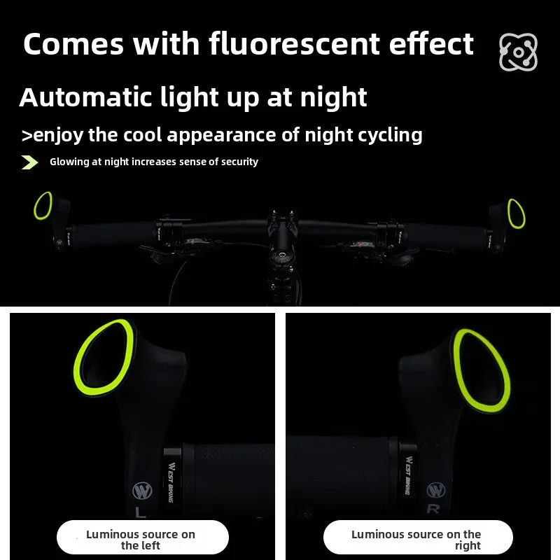 مقابض الدراجة الجبلية، مقابض اليد الفلورسنت، مقابض قرن الثور، مقابض قرن الماعز، معدات ركوب الدراجات