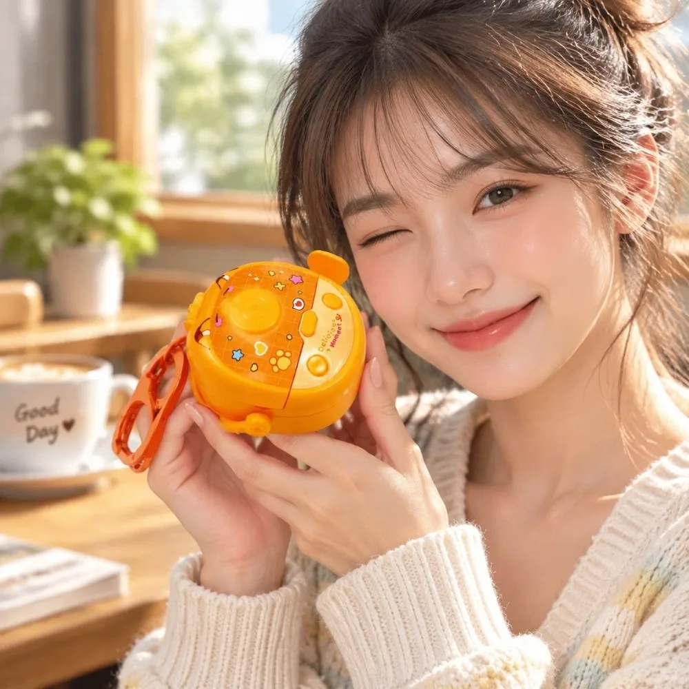 Funny Color-Changing Roast Duck Keychain PVC Temperature-Sensitive Rice Cooker Roast Duck Pendant Cartoon Unique