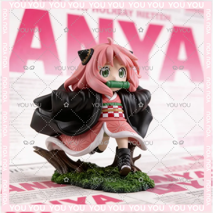 

Милая фигурка Ани Форджер в стиле Q-версии из Spy Play House: коллекционная аниме-фигурка красивой молодой девушки, игрушка Shouban