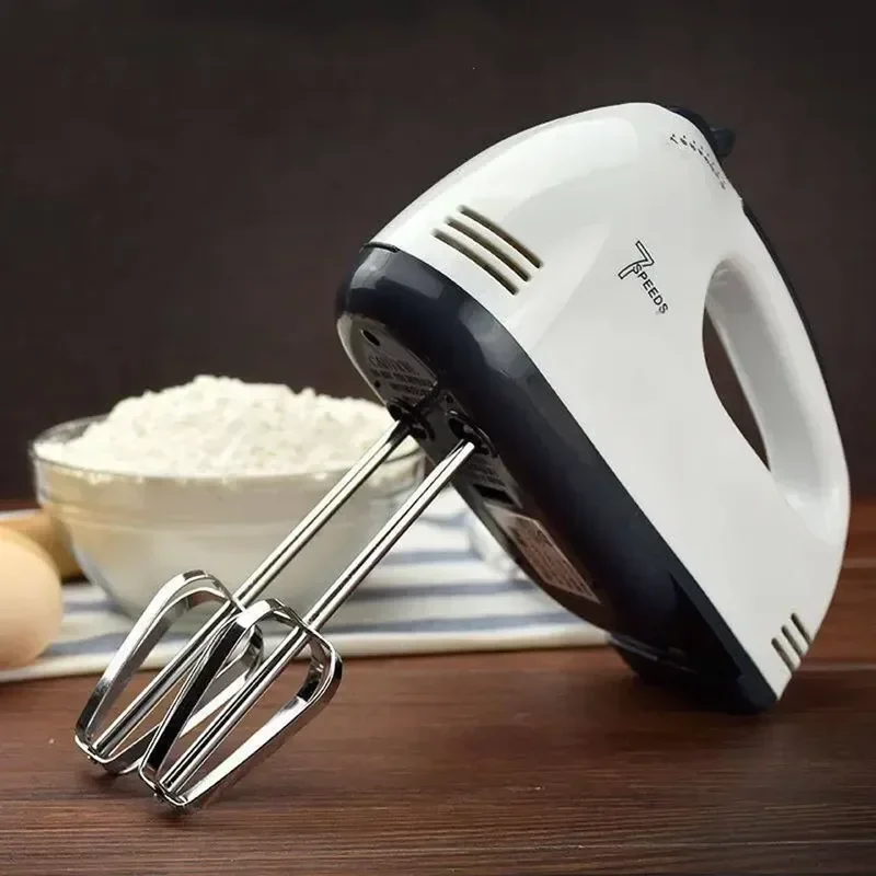 100W 7-Speed Multifunctional Handheld Electric Mixer for Baking and Cooking Egg Beater, Dough Mixer, Cream Whisker Food Blender