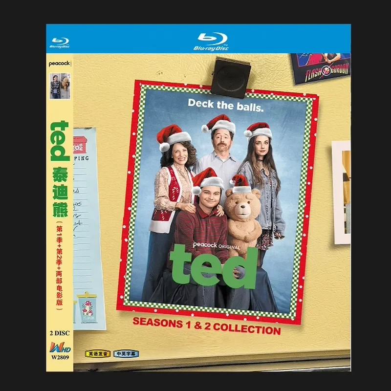 

Blu-ray BD Disc High Definition American Drama Teddy Bear Seasons 1 and 2 Plus Two Movie Versions Two Discs 2026