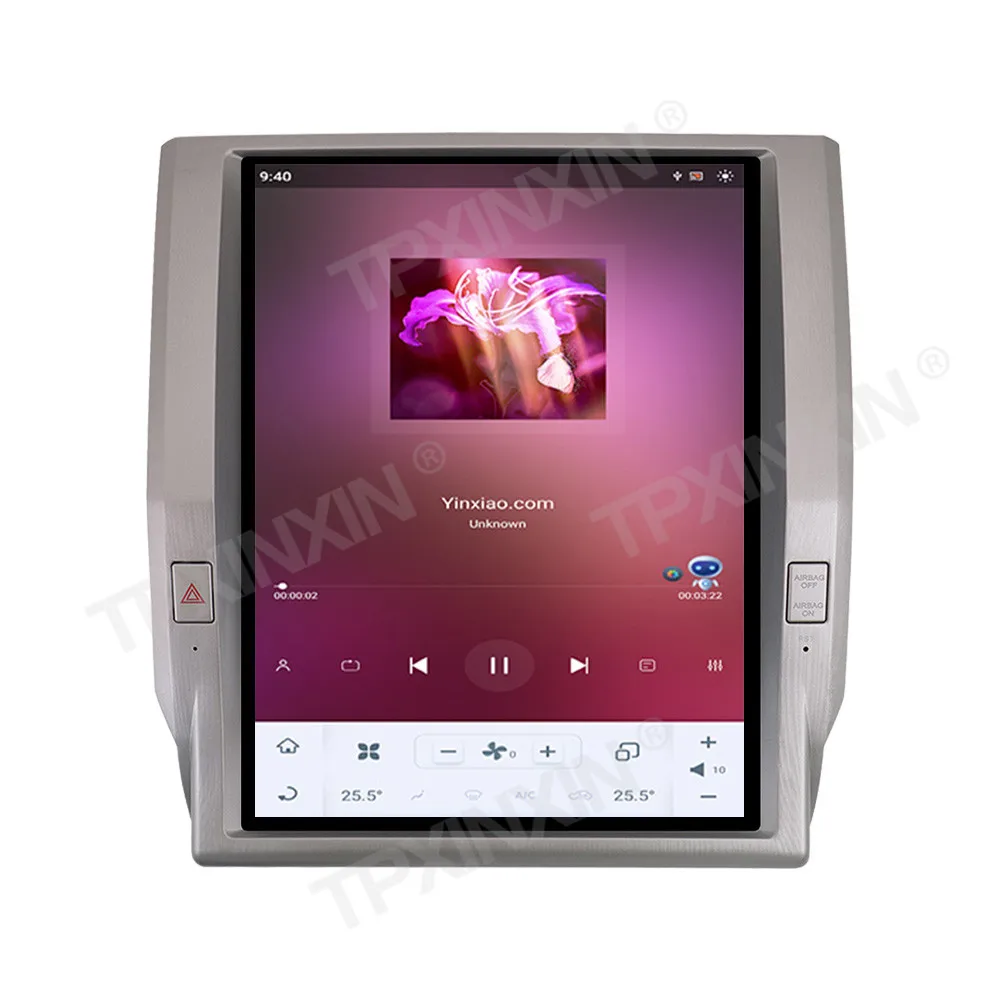 كوالكوم لتويوتا تندرا 2014 2015 2016 2017 أندرويد Carplay راديو السيارة السيارات مشغل وسائط متعددة نظام تحديد المواقع والملاحة رئيس وحدة