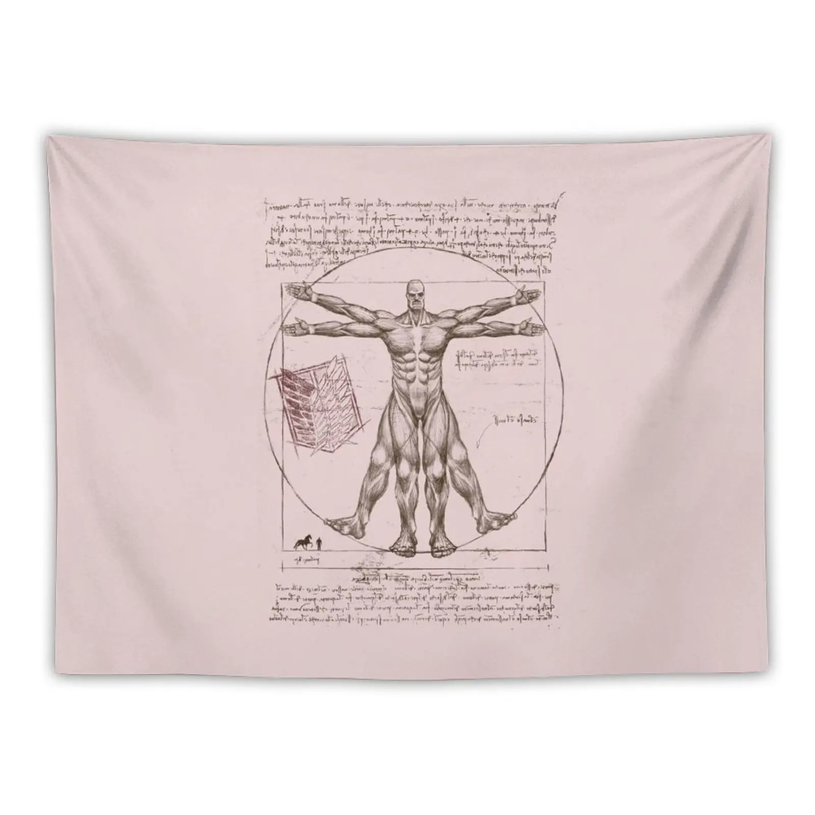 New Vitruvian Colossal Tapestry Tapestry On The Wall Bedrooms Decor Home Decoration Accessories