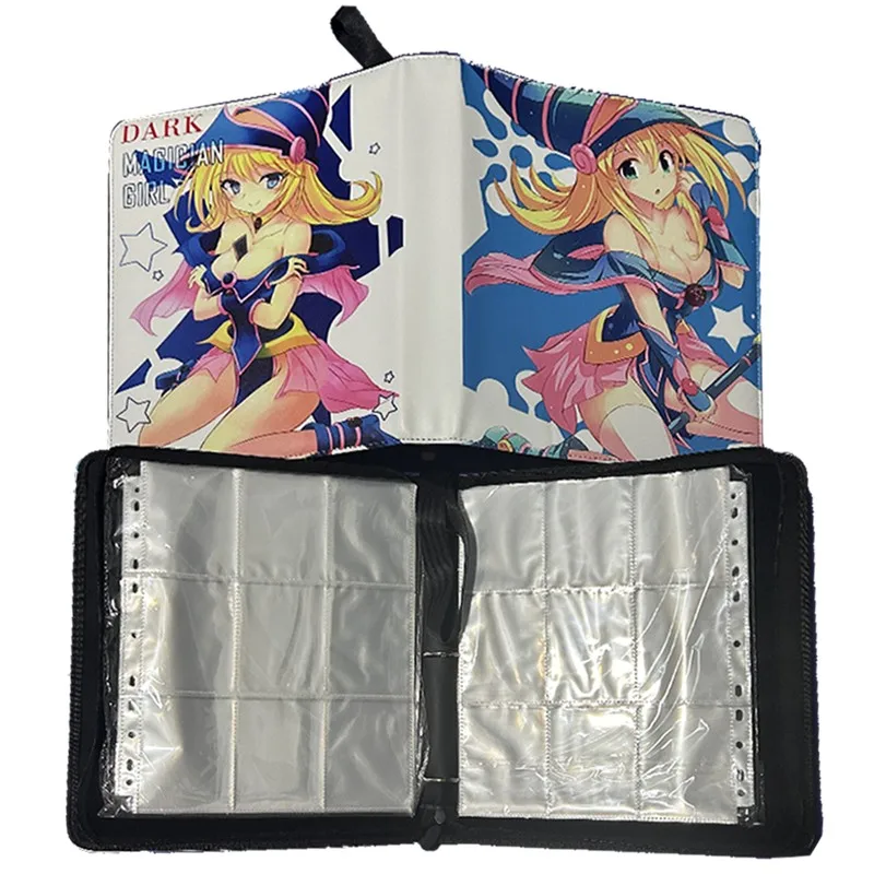 Card Binder Anime Goddess Story 4/9pockets Holder Albums For Board Collection Playing Game Book Top Loaded List Kids Toys Gifts