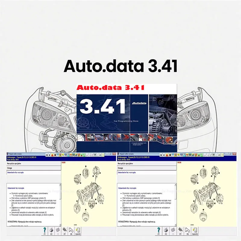 Autodata 3.41 OBD2 Scanner Polish Auto Repair Diagnosis Software Wiring Diagrams Data Autodata OBD Scanner Update To 2012 Year