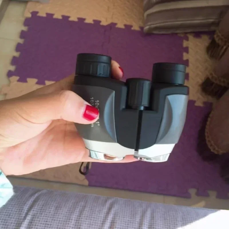 Portable 10X22 Pocket Telescope High Power Hd Bak4 Prism Fmc Coating Low Light Night Vision For Outdoor Camping Travel