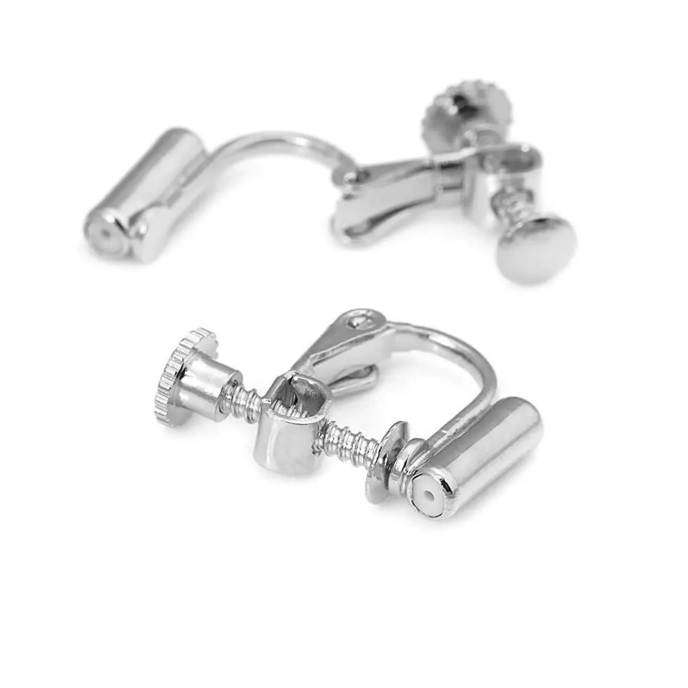 18K الذهب اللون النحاس مع سدادة القرط مسامير أقراط كليب عالية الجودة Diy بها بنفسك مستلزمات صناعة المجوهرات اكسسوارات للنساء