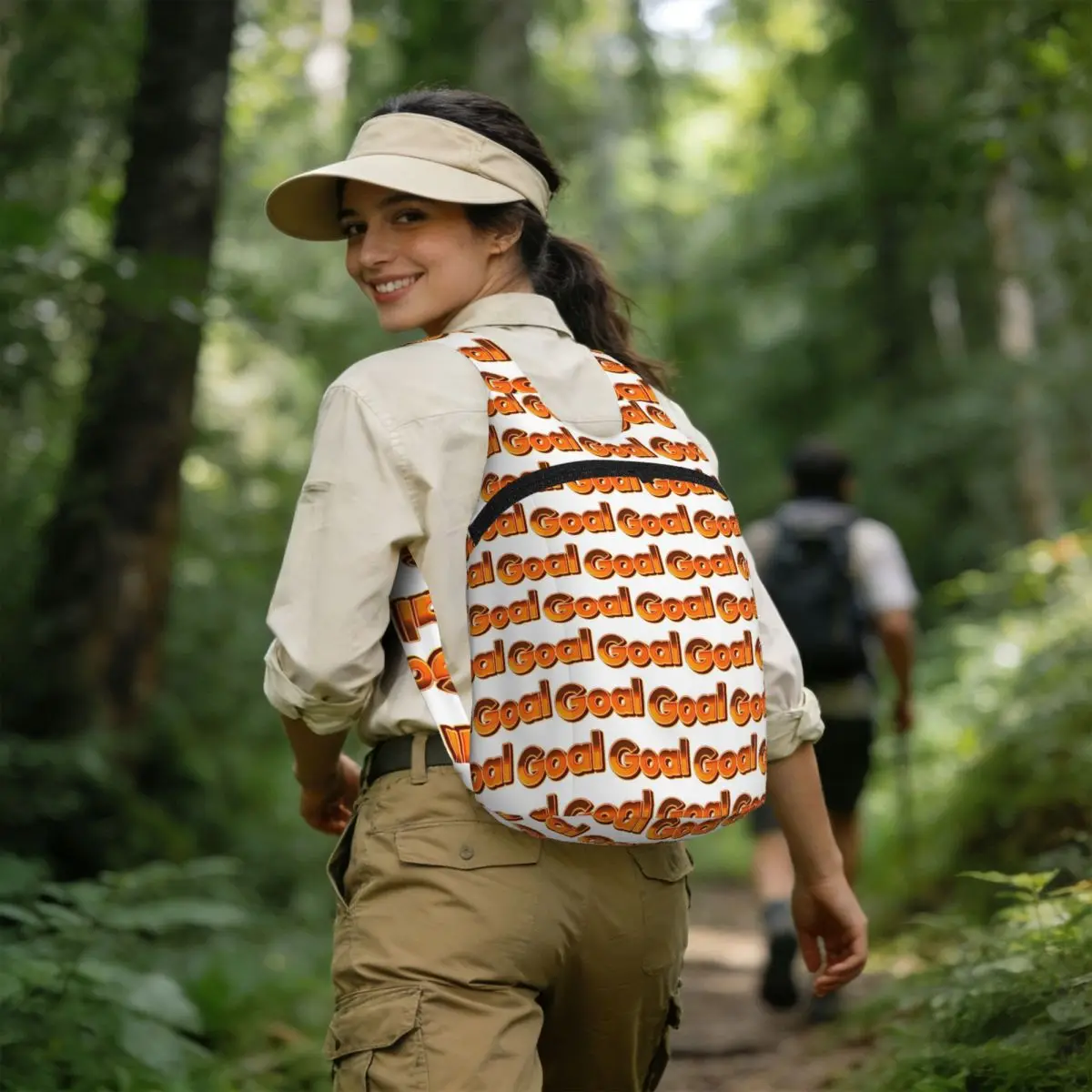

Goal Gaming Dad Student Backpack School Bag Hiking Travel Daypack for Men Women Storage Bookbag Shoulder Bags