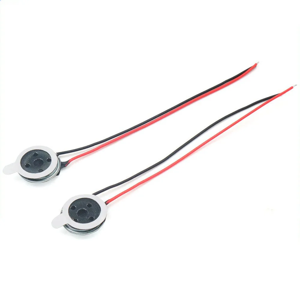 5 قطعة رقيقة جدا 8Ohm 0.5 واط مكبر صوت مستدير 10 مللي متر قطر مكبر صوت صغير 10 × 3.5 مللي متر لإصلاح الهاتف المحمول الصوت لتقوم بها بنفسك