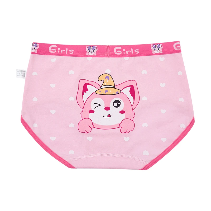 4PCS Children\'s Cotton Girl Panties for Girls Cartoon Underwear Soft Children Girl Panties Briefs Cute Boxers Shorts Underwears