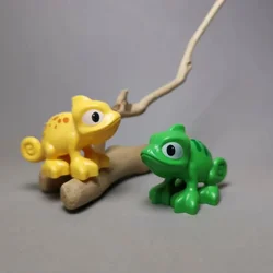Chameleon/doll house/miniature/lovely cute/fairy garden gnome/moss terrarium decor/crafts/bonsai/DIY supplies/figurine/model/