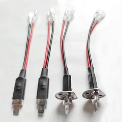 1 Pair H1 Socket Adapter Conversion Wiring Connector Cable For H1 HID LED Headlight Lamp