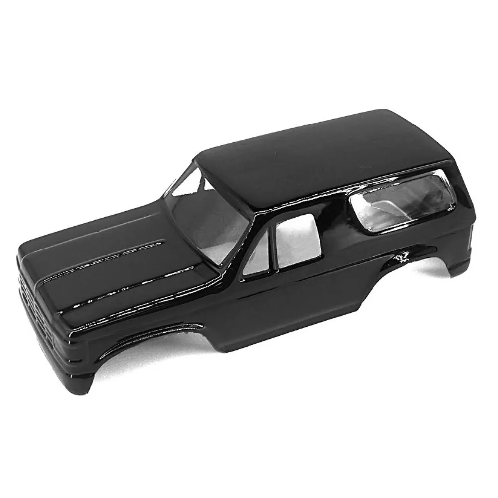 RC Crawler Hand Sprayed Pure Black Decor Body Shell For Axial SCX30 Bronco 1/30 Scale custom size 87-91 Style Mods Accessories