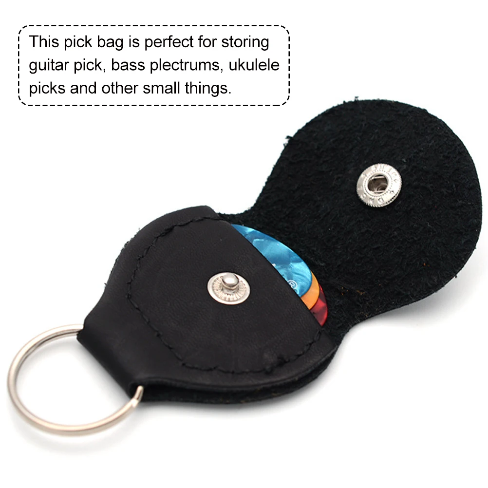 

4 Pcs Pick Bag Guitar Plectrum Accessories Portable Holder Storage Organizer Tuning Clips