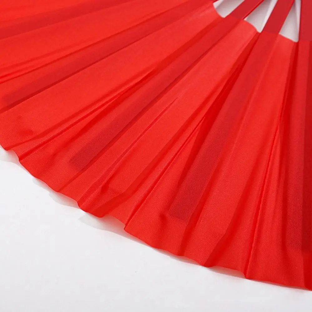 33 cm Chinese Tai Chi Yoga Kung Fu Fan Plastic Bone Chinoiserie Gift Dansvoorstelling Fan 10 Stijlen Hand Opvouwbare Podium fan