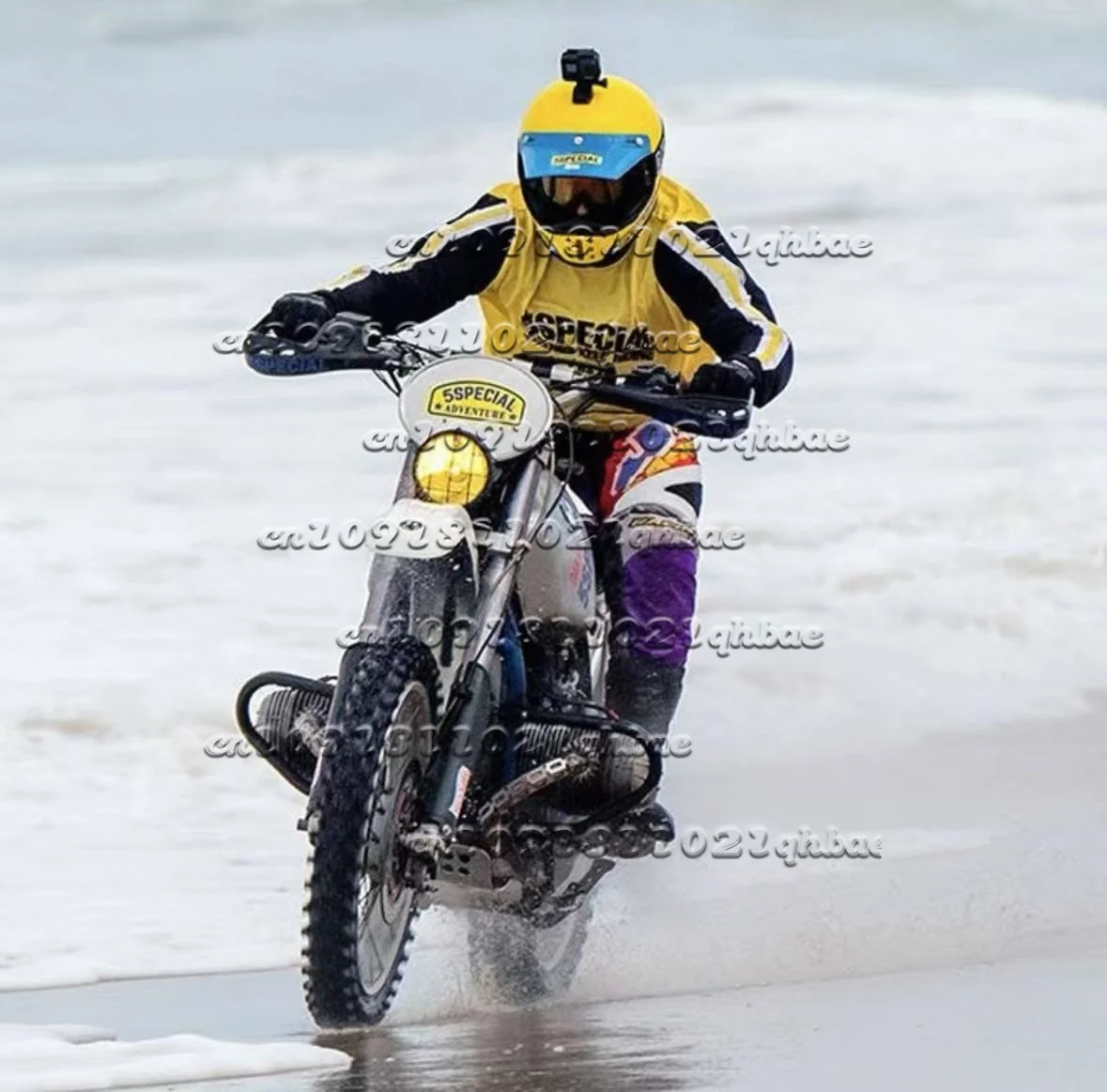 

2025 New Oversized Breathable Quick Drying Retro Long Sleeved Motorcycle Suit, Off-road Motorcycle Suit Riding Suit