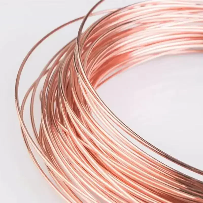 Dead Soft Copper Wire Round Blank Without Paint Uncoated Craft Wire 0.1 0.2 0.3 0.4 0.5 0.6 0.7 0.8 1