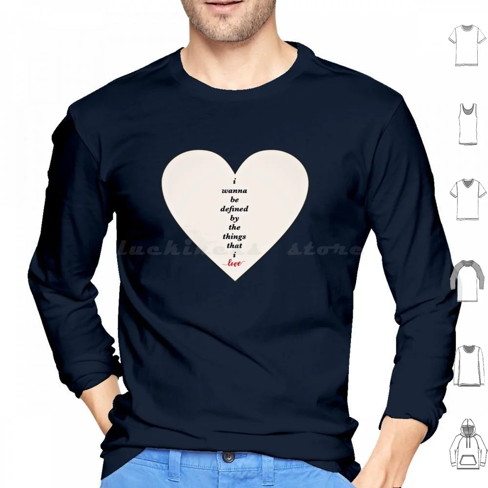 ضوء النهار - أريد أن يتم تحديده بالأشياء التي أحبها - سترة بقلنسوة قطنية بأكمام طويلة لمحبي ضوء النهار لعام 1989 #1