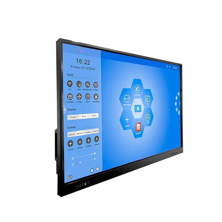 

65/75/86/98/100 Inch Multi Touch Screen Interactive LCD Display Conference Room Interactive Intelligent Whiteboard