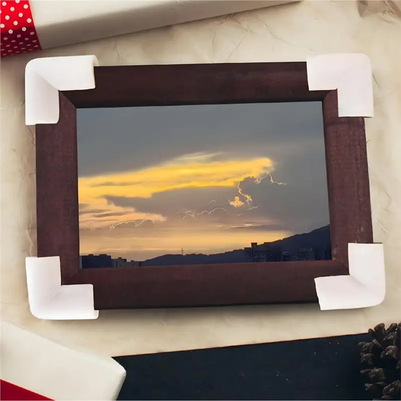 ABJF-Foam Corner Protector Set, 12Pcs Corner Guards + 12Pcs Straight Strips For Picture Frame Mirror Packaging Protection