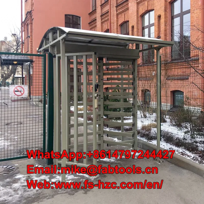 

Entrance Control Security Full Height Turnstile Turn Style Door With Double Passage