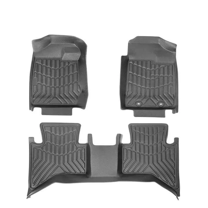 3D TPE Car Floor Mats Fit For ISUZU D-MAX DMAX Dual Cab MY 2012-2019