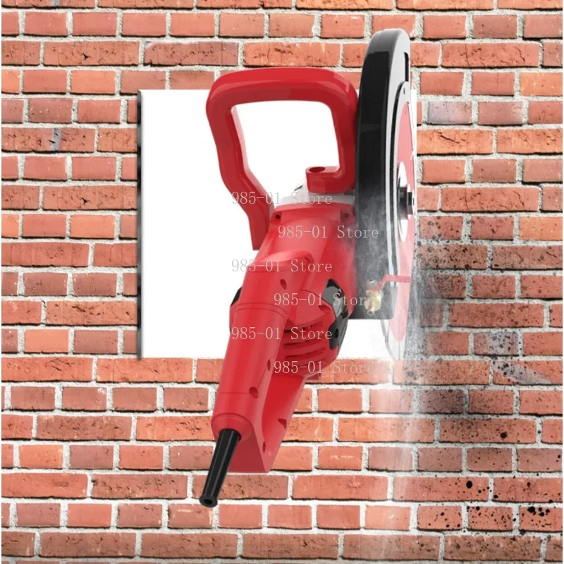 6800W Hydroelectric Concrete Cutting Machine 130MM Multifunctional Wall Grooving Machine With Diamond Saw Blade
