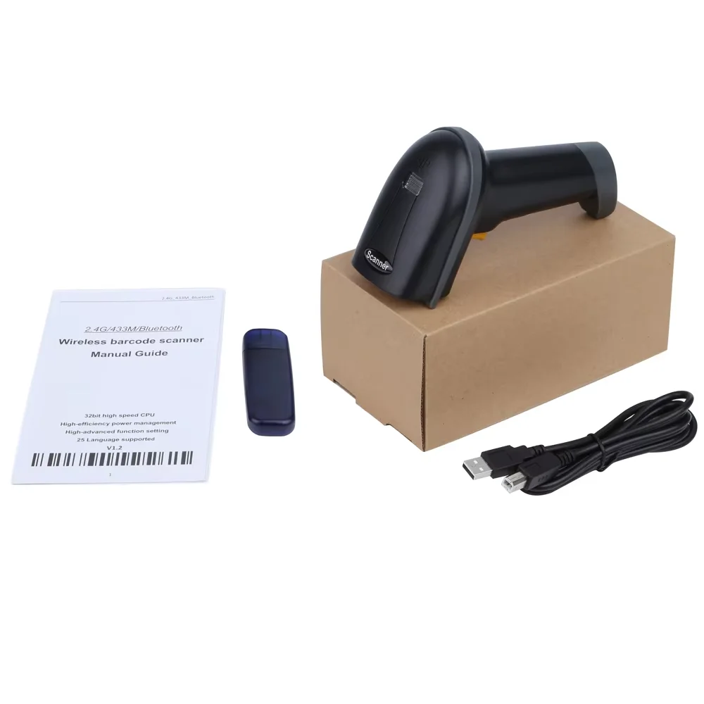 32 Bit usb rs232 interface CMOS sense barcode scanner suit for pos cash register barcode scanner wireless