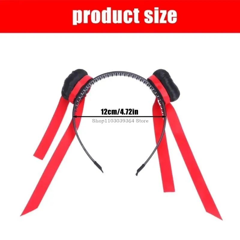 Head Bopper Ne Zha Headpiece Adorkable Headbands Stylish Cosplay for Festival