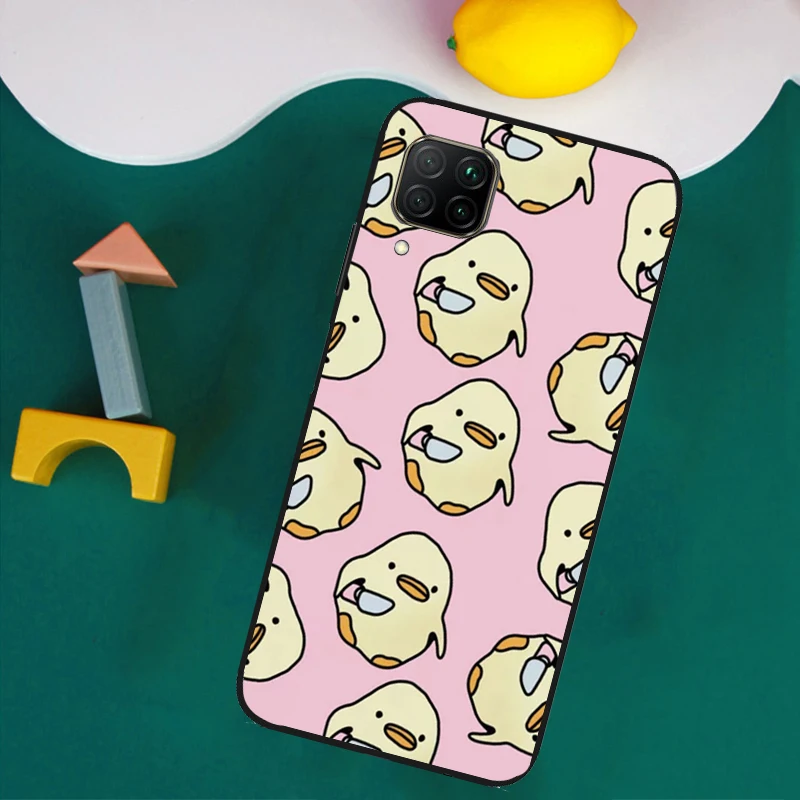 Cartoon Duck Knife For Huawei Nova Y91 Y90 Y60 Y70 Y61 9 10 SE Nova 11 Pro 3i 8i 11i 5T P20 P40 P30 Lite Case