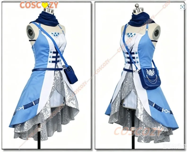 Anime Uma Musume Pretty Derby Super Creek Cosplay Costume Wig Ear Tail Halloween Christmas Party Adult Props view 5