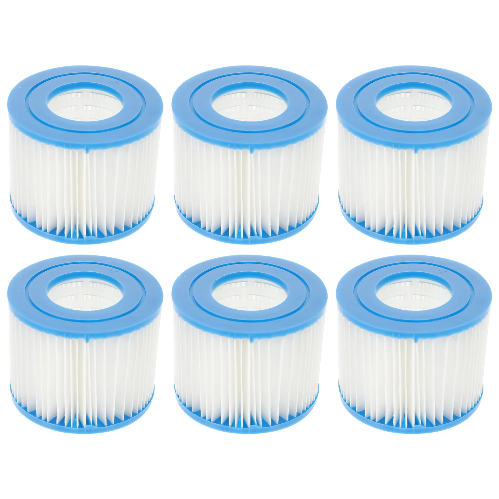 

6pcs Pool Filter Replacement Swimming Pool Filters Non-woven Fabric Water Filter Strainer VI Type Durability Easy